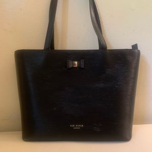 Ted Baker Deannah Leather Shopper Tote with Bow Detail